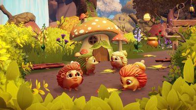 How to find and feed Hedgehogs in Disney Dreamlight Valley Honeyglow Woods