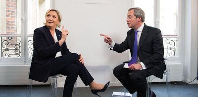 ‘Let the people judge me’: how Marine Le Pen and Nigel Farage learned a potent populist tactic from Donald Trump
