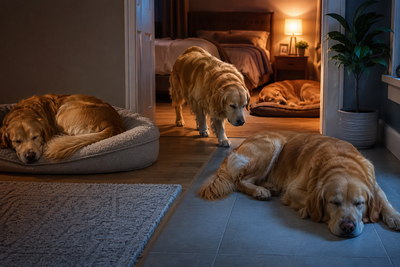 Why is my dog sleeping in different places every night? Experts reveal what this common habit could really mean