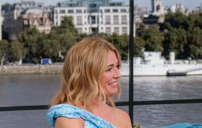 Cat Deeley's sky-blue floral M&S dress works for every summer occasion – from wedding to garden party