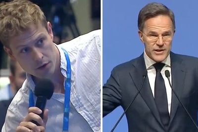 Nato’s Mark Rutte skewered by reporter over Trump relationship: ‘Does it affect your self-respect?’
