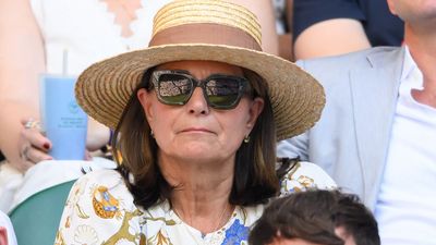 Carole Middleton stuns in sophisticated floral maxi dress at Wimbledon - and brings back block heel sandals as a comfy finishing touch