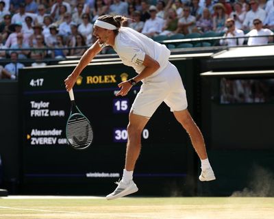 Zverev’s serve blitzes Fritz to set up semi-final with British revelation Fery