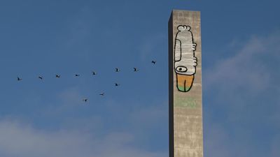 Petition plan to keep graffiti bird after stand-off