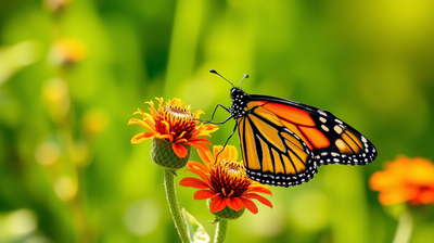 How Monarch Butterflies Use the Sun as a Compass to Navigate 4,000 Kilometres of Migration