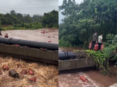 Maharashtra floods sweep away 3,000 LPG cylinders; people loot them after DM says 'don't touch or collect'