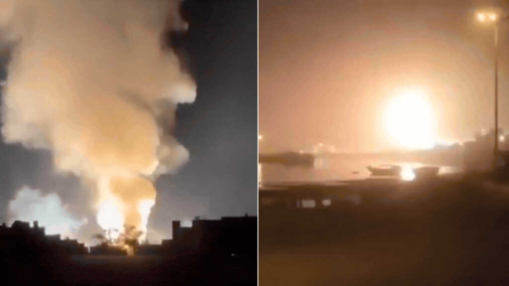 Watch: US launches fresh strikes on Iran after ships targeted in Hormuz - 10 videos show devastation