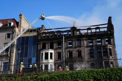 Firefighters tackle blaze at historic building on Edinburgh’s Princes Street