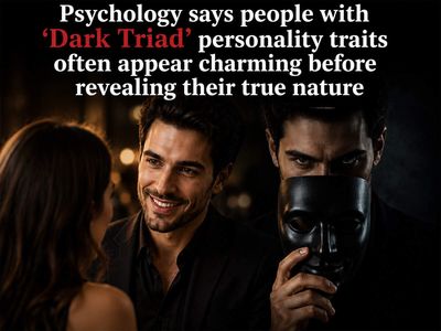Psychology says people with 'Dark Triad' personality traits often appear charming before revealing their true nature