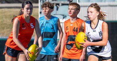 Mega gallery: Giants unearth football's stars of the future in Canberra
