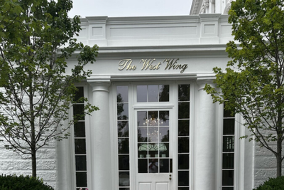 Trump takes a break from posting footage of Iran bombings to show off latest tacky additions to West Wing