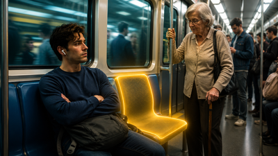Psychology says people who don't offer their seats on buses or metros aren't always inconsiderate but the reasons still deserve attention