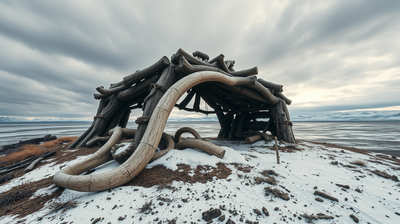 Long before bricks and timber, Ice Age humans built homes from mammoth bones in Ukraine 18,000 years ago