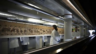 Secrecy surrounds Bayeux Tapestry's imminent Channel crossing
