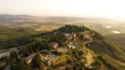 This Tuscan hotel with its own vineyard and golf club was just named the best in Europe