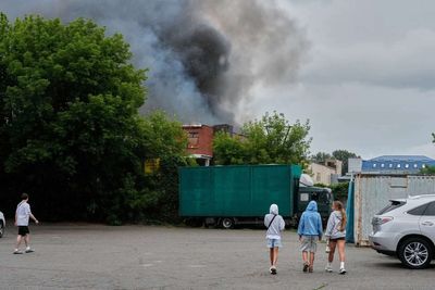 Ukrainian drones batter Russian oil facilities and set more oil tankers ablaze