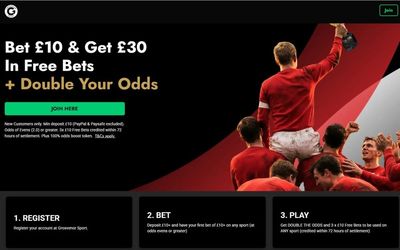 Grosvenor welcome offer: £30 in free bets & double odds token for the World Cup