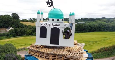 'Vile' mosque effigy on Northern Ireland loyalist bonfire condemned