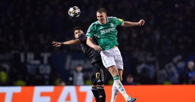 Camilo Duran pictured in Celtic training ahead of signing announcement