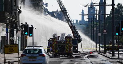 Police issue update on Princes Street fire hours after building engulfed by flames