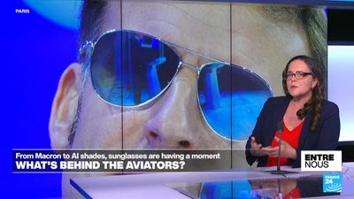 Why are Macron's aviator glasses in the spotlight again?