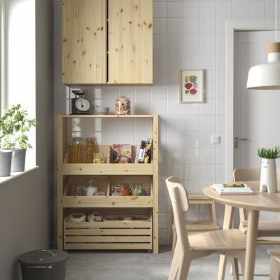 I've found the most affordable way to create a pantry in a small kitchen - this IKEA shelving unit is the ultimate solution for customised storage