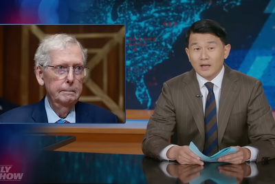 Daily Show mocks Mitch McConnell over his ‘totally legit’ 20-minute phone calls with numerous Republicans