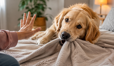 Why is your dog suddenly chewing you or blankets? The real reason behind cobbing every pet parent should know