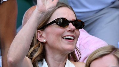 Geri Halliwell-Horner's white Wimbledon dress proves illusion styles are one of the most flattering you can wear