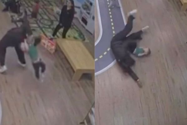 Horrific video shows toddler being tossed to the floor at a daycare and suffering brain injury: Lawsuit