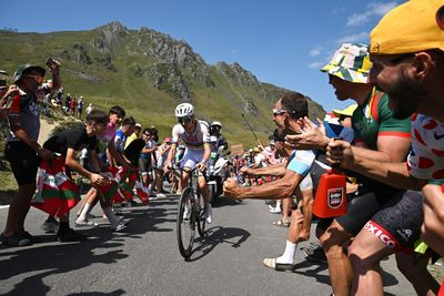Tadej Pogačar wins Souvenir Jacques Goddet on Col du Tourmalet at Tour de France