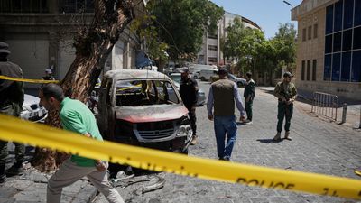 Syria arrests IS group-linked suspects over Damascus bombings during Macron visit