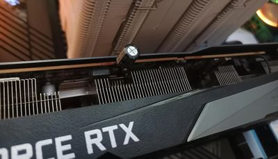 Ingenious father fixes dead RTX 3070 with a jerry-rigged capacitor from an old radio — Saves worried son $120 in repair costs, GPU 'works better than before' now