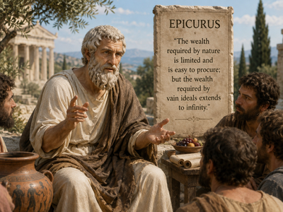 Quote of the day by Epicurus: ‘It is folly for a man to pray to the gods for that which he…’ – Greek philosopher reminds us that true power begins with self-reliance