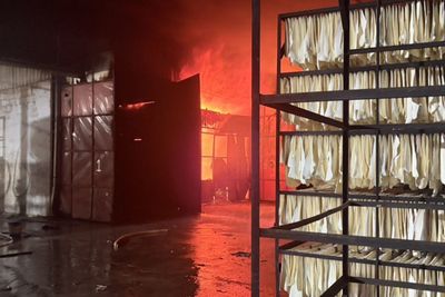 Rubber smokehouse fire causes over B10m damage