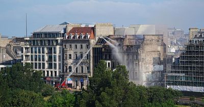 Edinburgh faces second day of disruption following Princes Street fire