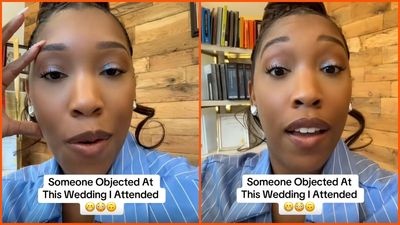 Dallas woman goes to a wedding as a plus one. Then a woman interrupts the ceremony and says the groom got her pregnant and gave her STD: ‘Girl, where you got me at?’