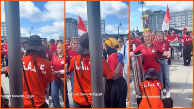 Woman at the World Cup films Georgia security guards directing only Egyptian fans into a separate screening line: ‘This is called racism’