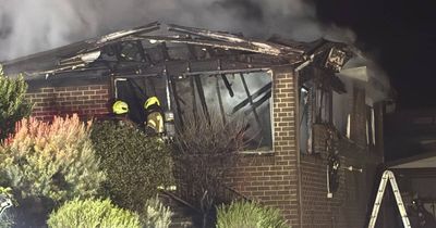 'Full-on' blaze engulfs home in inner south Canberra