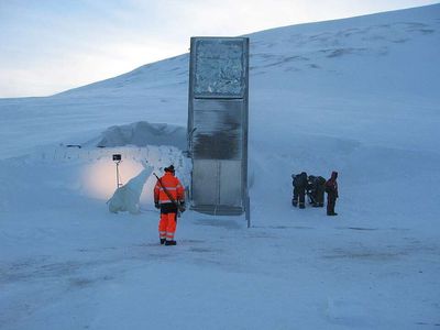 Norway carved a giant vault 400 feet inside an Arctic mountain to protect more than 1.3 million crop seed samples, ensuring humanity could restore its food supply if war, climate disasters, or global catastrophe ever wiped out agriculture