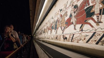 The Bayeux Tapestry's risky journey across the Channel