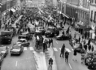 Sweden changed the entire country from left-hand to right-hand driving in a single morning in 1967 because nearly all neighbouring countries already drove on the right and most Swedish cars had left-side steering, making overtaking on its old roads dangerously difficult.