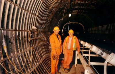 France and Britain spent six years tunnelling beneath the English Channel until both sides met 40 metres below the seabed in 1990, creating a 50.5-kilometre rail link between Britain and Europe.