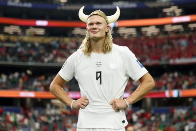 When Erling Haaland isn’t playing for Norway in the World Cup, he's investing in a chess championship and playing an animated Viking