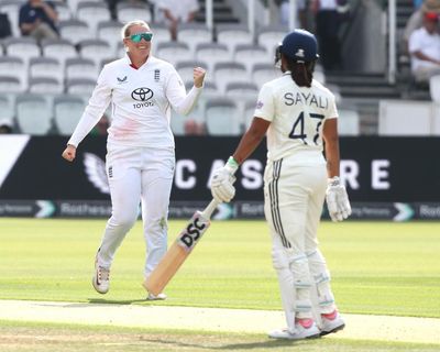 Sophie Ecclestone and women’s cricket make history at Lord’s as England bowl out India