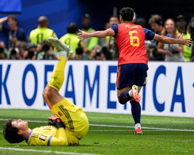 Merino puts Spain into World Cup semi-finals as Belgium rue costly Courtois injury