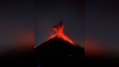 This volcanic eruption image looks like it was shot on a pro camera – but it wasn't, and it just won the top prize at the iPhone Photography Awards
