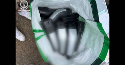Man in custody accused of damaging electric vehicle charging stations