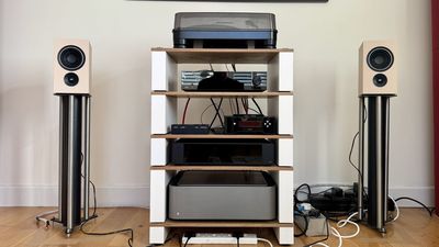 I tested PSB's new stereo speaker system and the punchy sound and compact styling are a delight, but don't bother if you listen to a lot of vinyl
