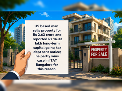 NRI sells his Bangalore property for Rs 2.63 crore, declares Rs 16.33 lakh LTCG, gets tax notice; he fights and wins partial relief from ITAT for this reason